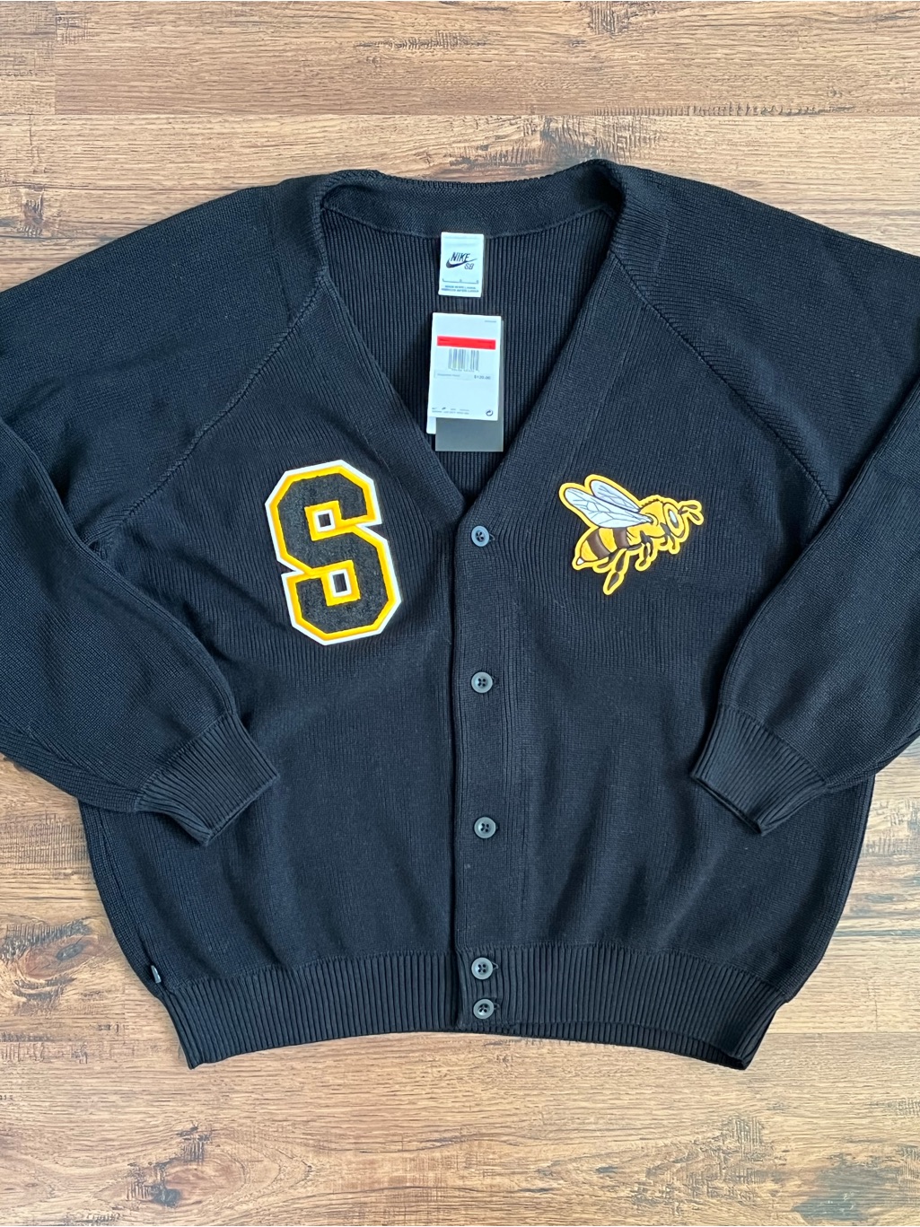 Nike Sb Skate Cardigan ‘Black Yellow’ (Size Mens L)